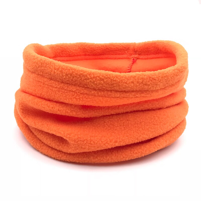 3 in 1 heren dames unisex polar fleece snood muts nekwarmer gezichtsmasker muts warme winter muts sjaal muts bivakmuts 9 kleuren: Oranje
