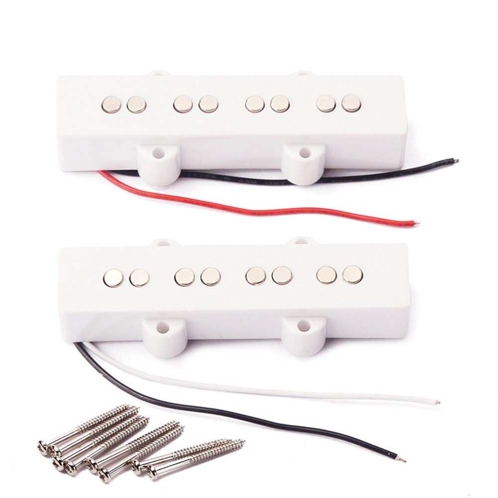 2pcs Pickup Metal Open Style Durable 4 String Guitar Parts Humbucker for JB Bass Guitar