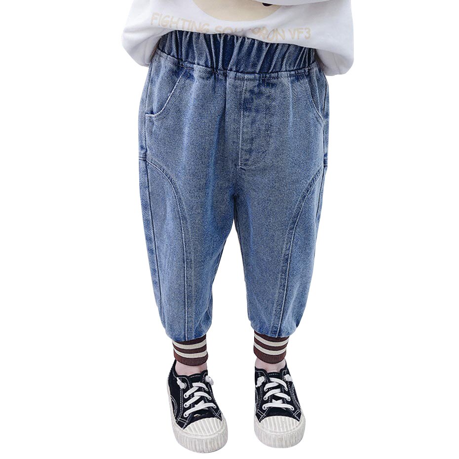 Jean pour filles Patchwork enfant en bas âge jean motif rayé jean Infantil Style décontracté enfant en bas âge fille vêtements