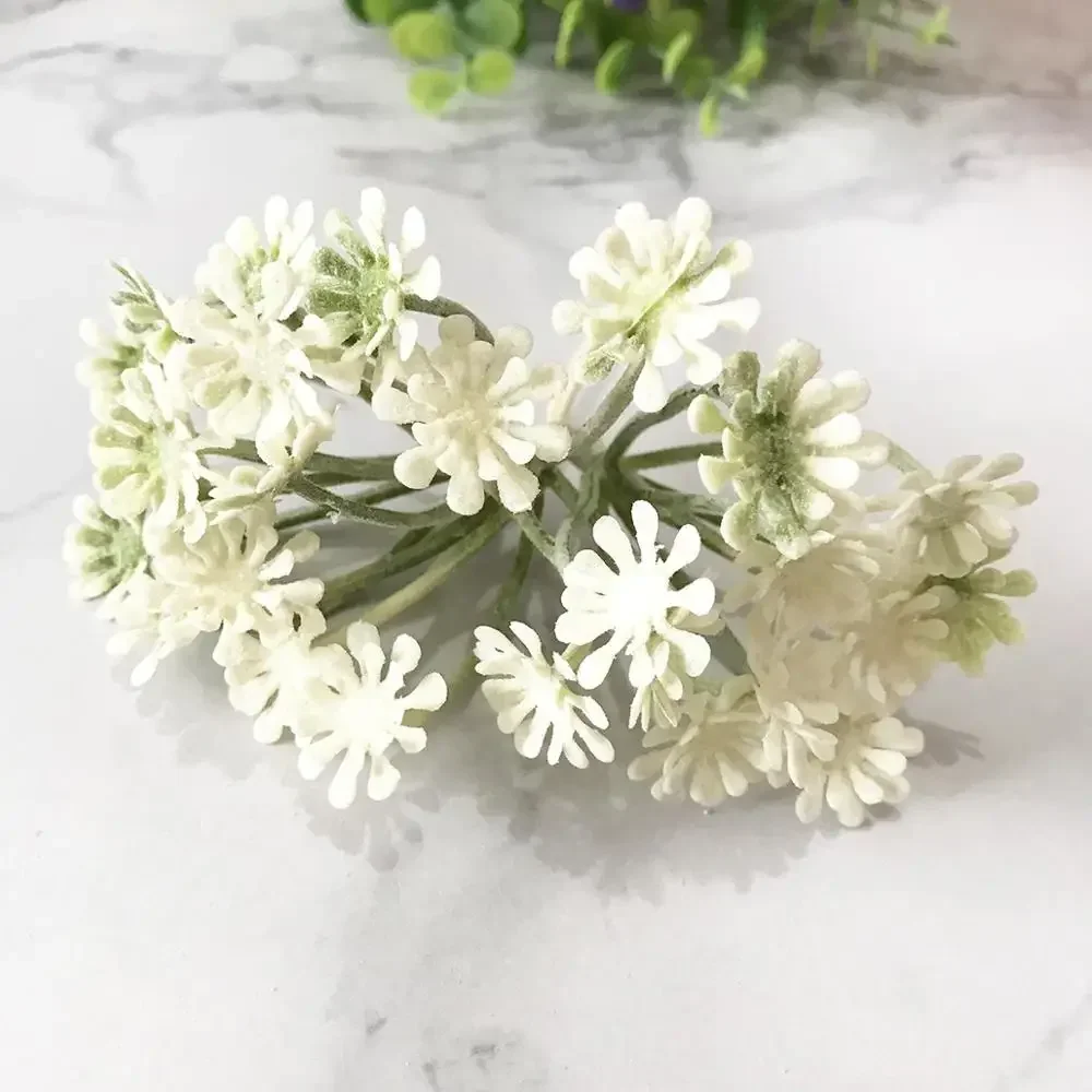 6 stücke/10 stücke Grün Kunststoff kiefer kegel vasen für Heimat Dekor hochzeit dekorative blumen kränze weihnachten Handwerk künstliche pflanzen: hell Blau