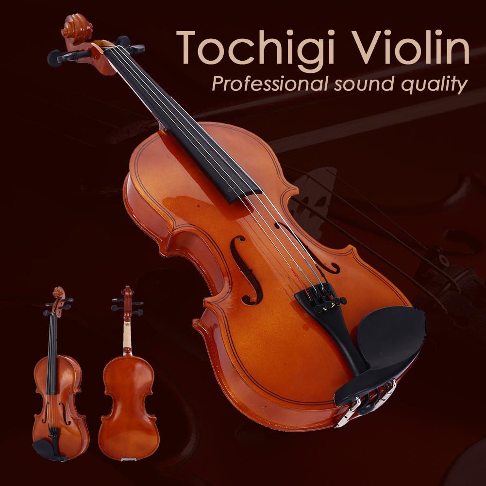 Tochigi Violin 1/8 Violin Resin Oak Wood Portable Music Musical Instruments Beginner Violin Practical Durable Decoration