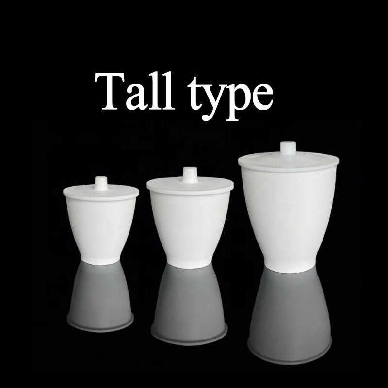 PTFE Tiegel 20ml/50ml/100ml/250ml/300ml Labor ausrügestochen Hohe Temperatur tiegel