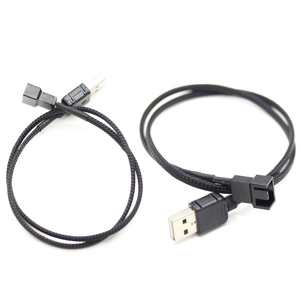 JETTING USB A male to Fan 3-Pin 3pin /4-Pin 4pin Adapter Cable for 5V 50cm
