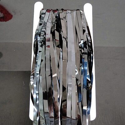 Foil Fringe Curtain Wedding Backdrop Decoration Tassel Curtain Party Photography Bachelorette Party Backdrop Anniversary Decor: black