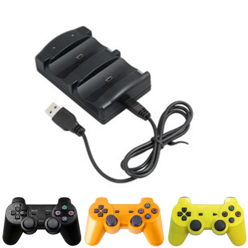 Charge Controller Charger for PS3 Controller Charger Fast Charging Station Indicator Controller Quick Safe Efficient