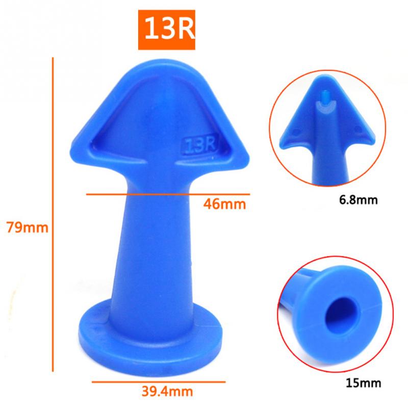 Caulking Rubber Sealant Tool 3 Pcs/set Home Trowel Nozzle Accessories Floor Suitable For Wall Cleaning Floor Dust Glass Scraping