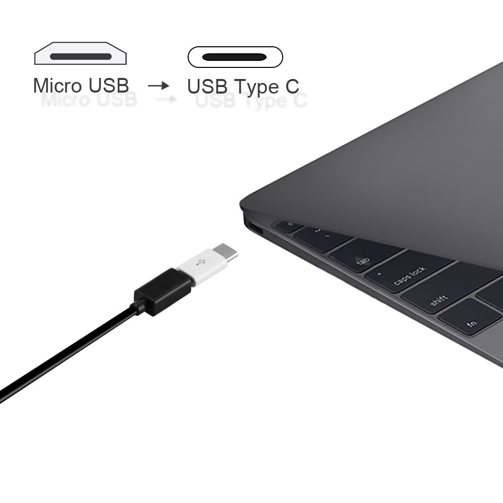 Pequeno micro usb fêmea para tipo c macho, requintado, adaptador conversor geral para tipo c samsung