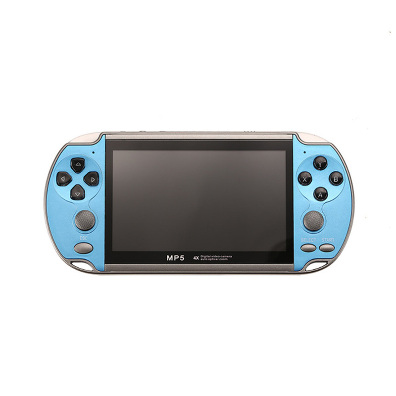 Consola de videojuegos Retro portátil, máquina de videojuegos portátil, Mini reproductor Arcade, emulador, control inteligente: Negro