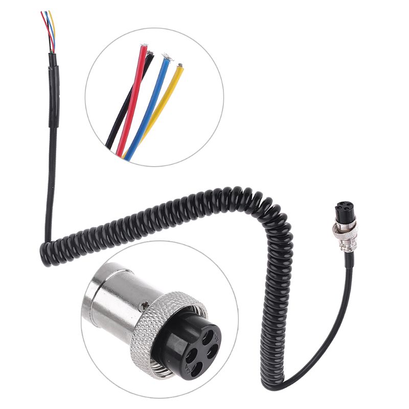 CB Radio Speaker Mic Microphone 4 Pin Cable for Cobra PR550 PR3100 Walkie Talkie