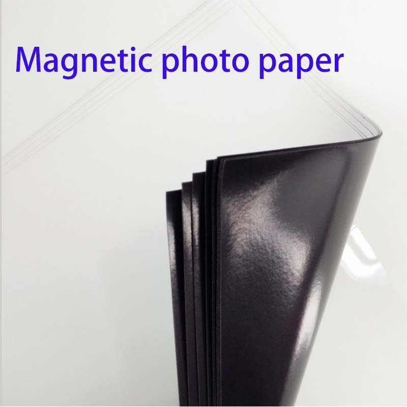 Magnetic inkjet sticker photo paper A4 glossy for inkjet printer