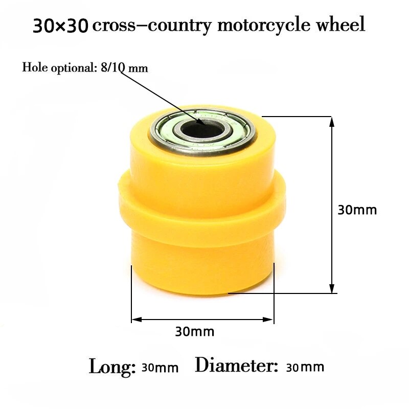 8mm 10mm concave aandrijfketting metalen plastic katrol rolgeleider spanner wielgeleider voor pit dirt straatfiets fietsen