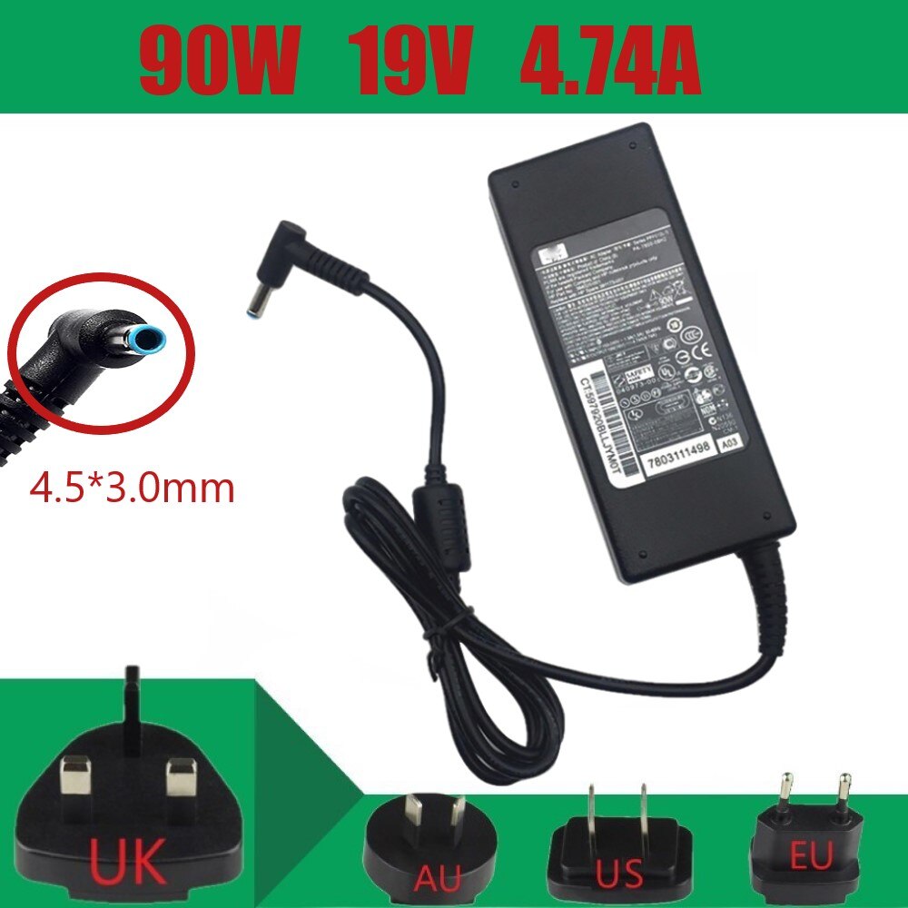 Laptop Ac Adapter Oplader Voor Hp PA-1900-18H2 PA-1900-18HN PA-1900-08H2 PPP014L-SA PPP012L-S PPP012L-E 19V 4.74A 90W