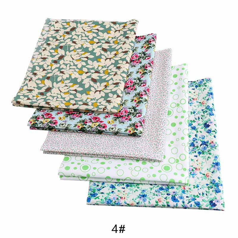 Tissu en popeline de coton imprimé doux 1/4 yards, tissu en Patchwork marine, 133x72, pour bricolage literie et accessoires faits à la main TJ1253: 4