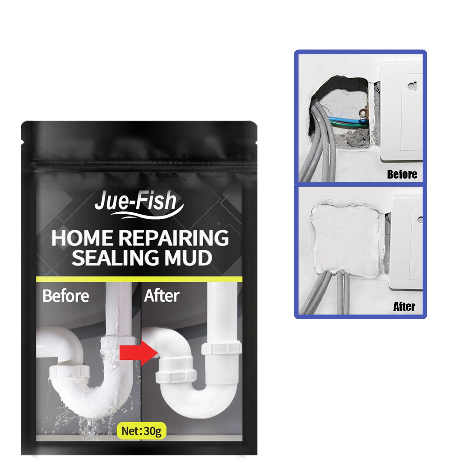 Home Repairing Sealing Mud, Waterproof Cement, Tile Waterproofing Agent, External Wall Sealing, Leak-proof Glue, Leak-proof