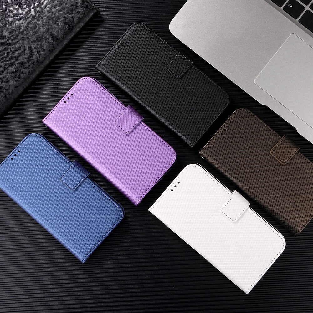Per TCL 30E custodia Flip di lusso con motivo a diamante custodia in pelle PU portafoglio custodia per TCL 30 E TCL30E borsa per telefono
