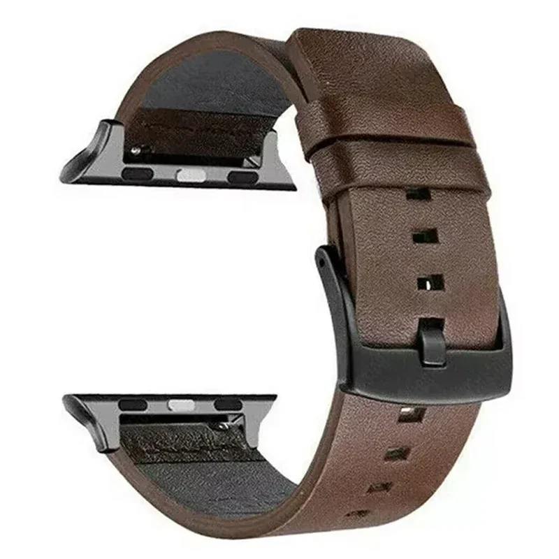 Leren band voor Apple Watch Band Ultra 2 49 mm 46 mm 45 mm 44 mm 42 mm Sport ademende band IWatch-serie 10 9 8 7 6 5 4 SE 3