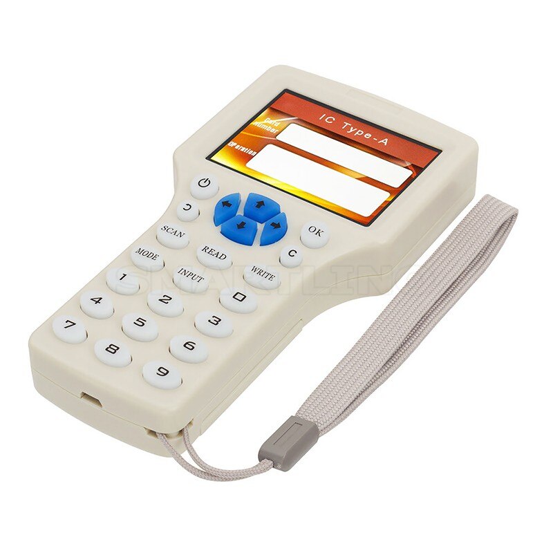 IC ID NFC Card Tag Reader 125KHZ 13.56MHZ RFID Copier 10 Frequency USB Programmer Keyfobs Cards Reader UID Decoder