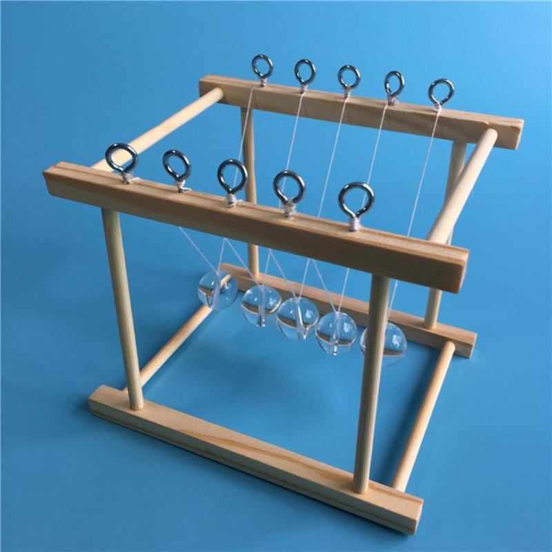 Desk pendulum DIY newton pendulum balance balls physics science cradle educational toys