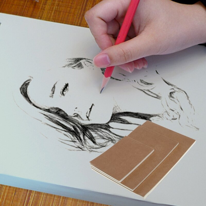 Vintage Retro Kraft Paper Notebook Blank Notepad Book Journal Notebook Diary