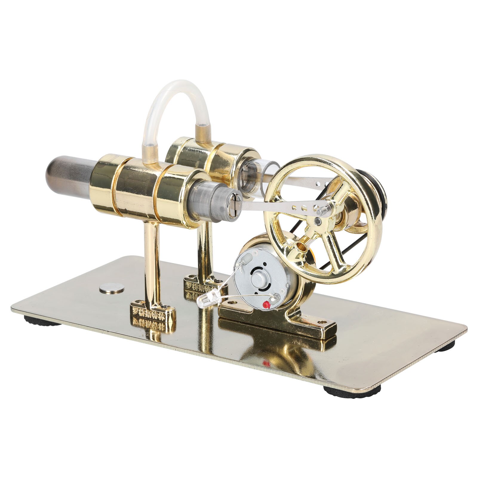 Stirling Engine Motor Model Heat Power Generator Science Education Experiment DIY Module for Kids