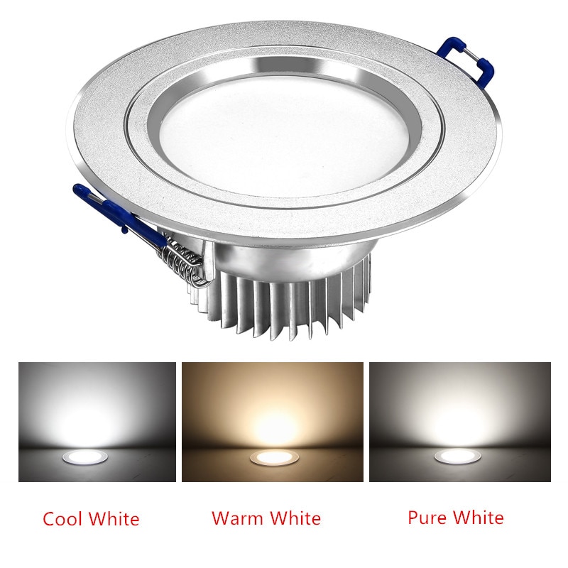 3W 5W 7W 12W LED spotlight Epistar LED plafondlamp Inbouwspot licht AC220V 230V voor thuis verlichting