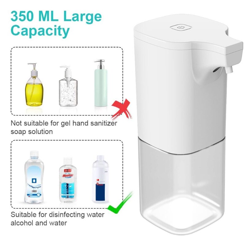 Automatic Alcohol Dispenser 12oz/350ml Touchless Hand Sanitizer Dispenser