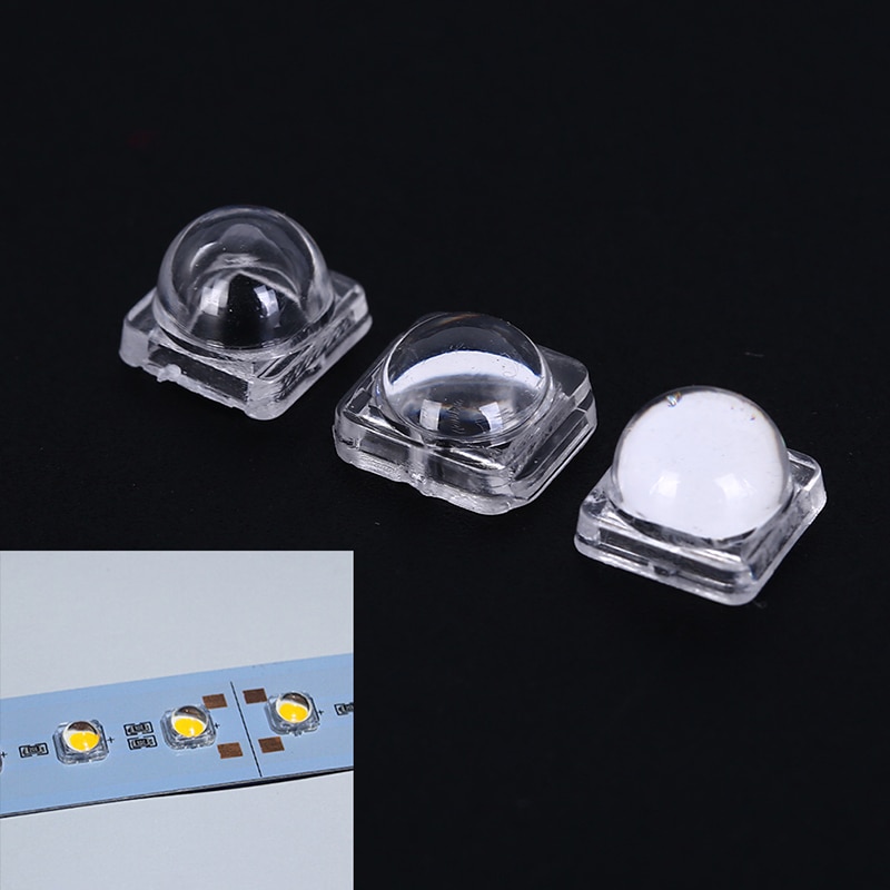 50pcs/set LED Lens Reflector Collimator For 5050 SMD 30 60 Degree 10X8mm Convex Optical Lens Reflector Collimator