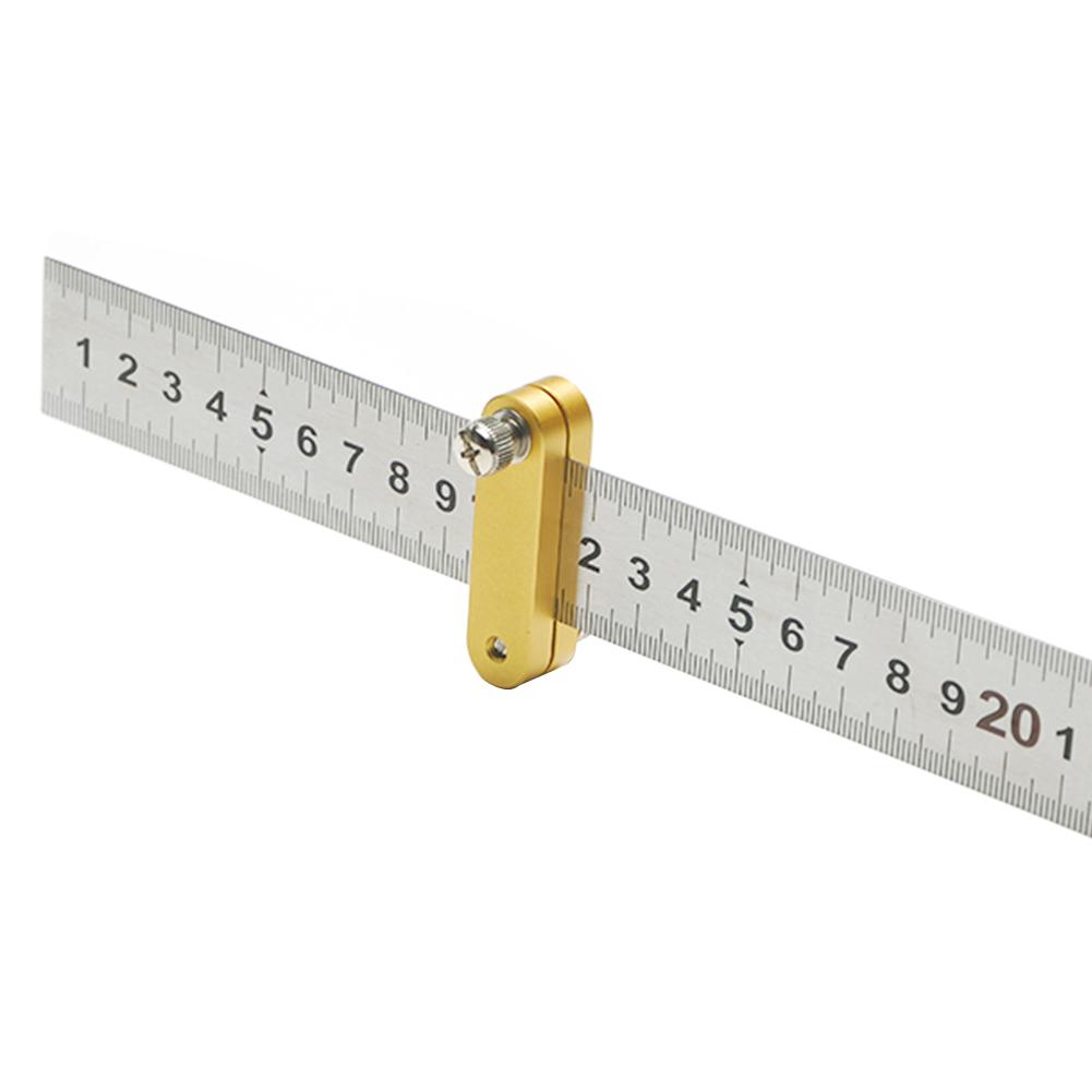 Stål lineal locator mark skraber træværk design maskine scribe snorken gauge træbearbejdning værktøj tykkelse 0 - 3.5mm bredde 0-30