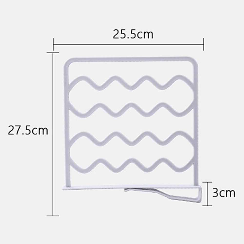 Home Bathroom Multifunctional Closet Shelf Clothes Divider Rack Space Saving Wardrobe Organizer Adjust the Compartment Space