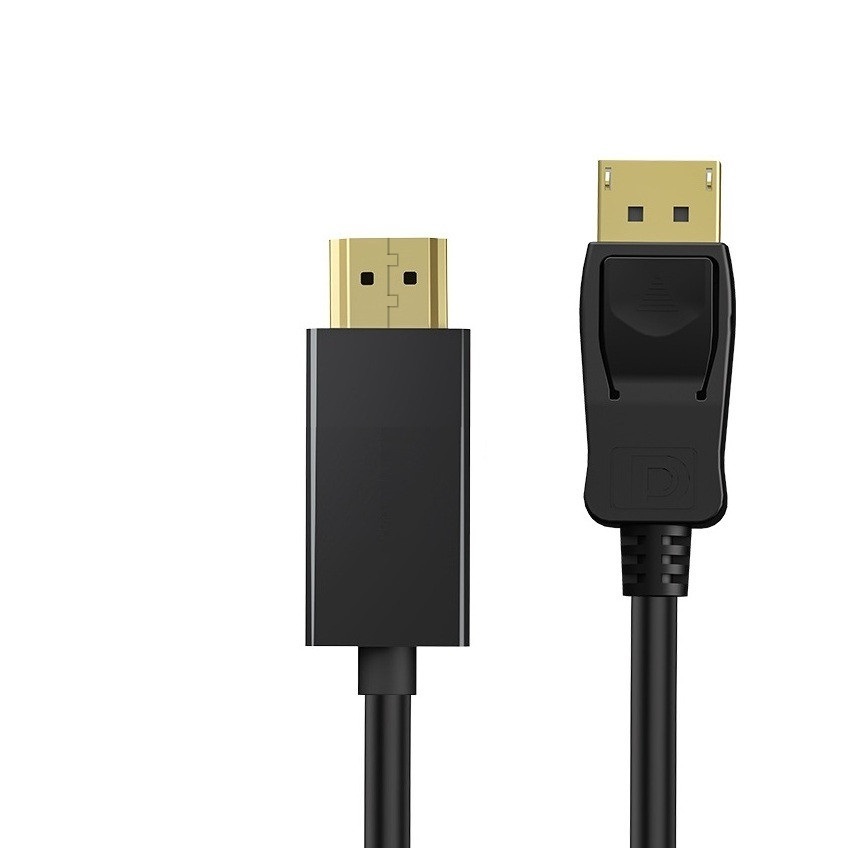 DP to HDMI-Compatible DisplayPort to HDMI Cable 4K/1080P DP 1.2 For Projector PS4 PC HDTV Lenovo Laptop Display Port HDMI Cable: 4K30Hz ABS / 3m