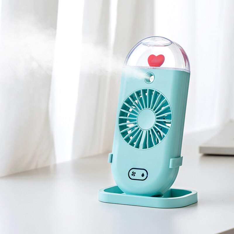 Water Mist Fan USB Rechargeable Portable Air Conditioning Office