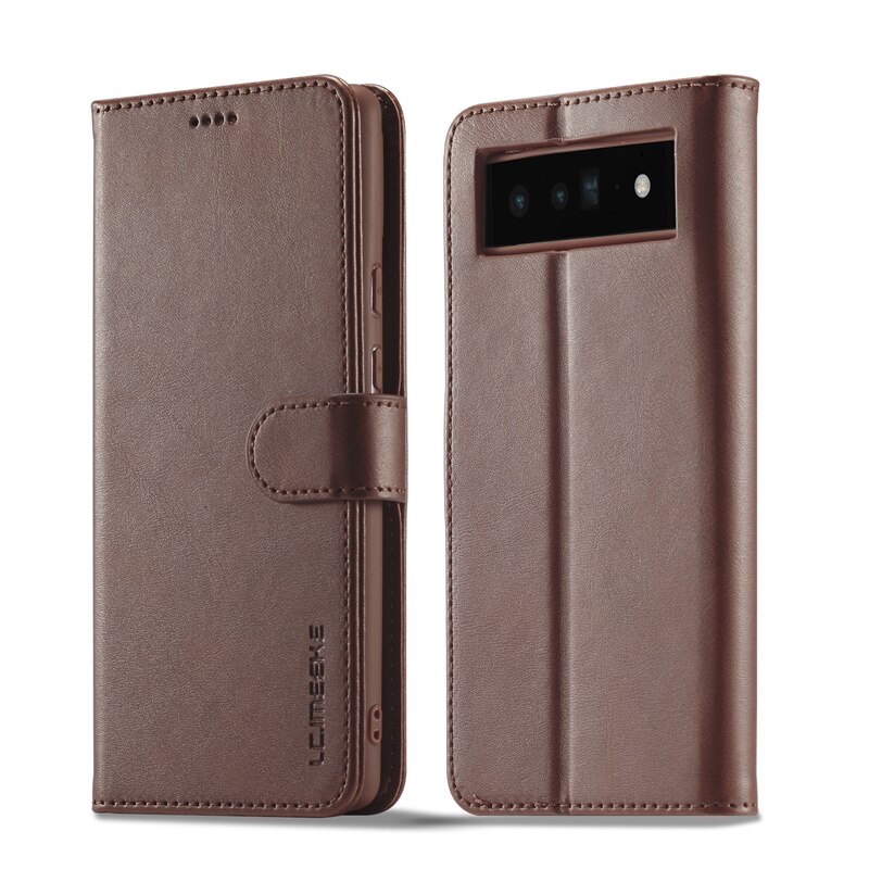 Voor Google Pixel 6 Pro Case Lederen Vintage Telefoon Case Op Pixel 6 Case Flip Magnetic Wallet Case Voor Pixel 6 Pro Cover Hoesje