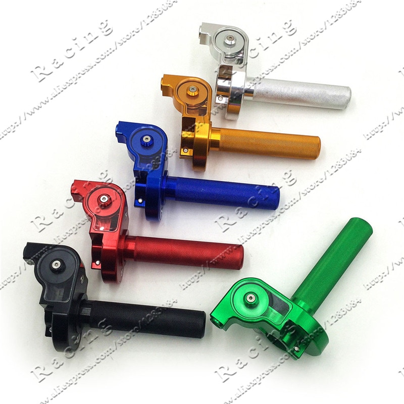 22mm Manubrio CNC Valvola A Farfalla in Alluminio presa Rapido twister Accontentarsi di CRF50 70 110 IRBIS 125 250 sporco fossa bicicletta moto motocross