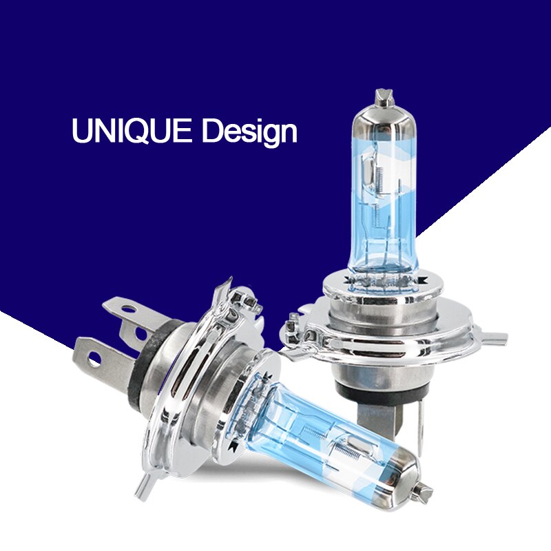 Pegasus bil halogen forlygte  h1 h3 h4 h7 h11 hb3 9005 hb4 9006 9012 55w 2000lm auto pære forlygte til bil