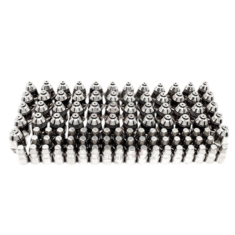 100Pcs P80 Plasma Schneiden Fackel Verbrauchs Schneiden CNC 60A 80A 100 EINE P80 Plasma Fackel Spitze Elektrode Düse