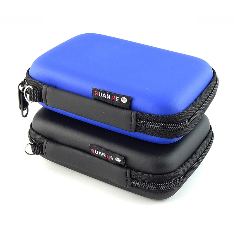 Mini Rits Digitale Opbergtas Waterdichte Reizen Eva Case Voor Oortelefoon, Datakabel, Lader, draagbare Gadget Pocket Pouch