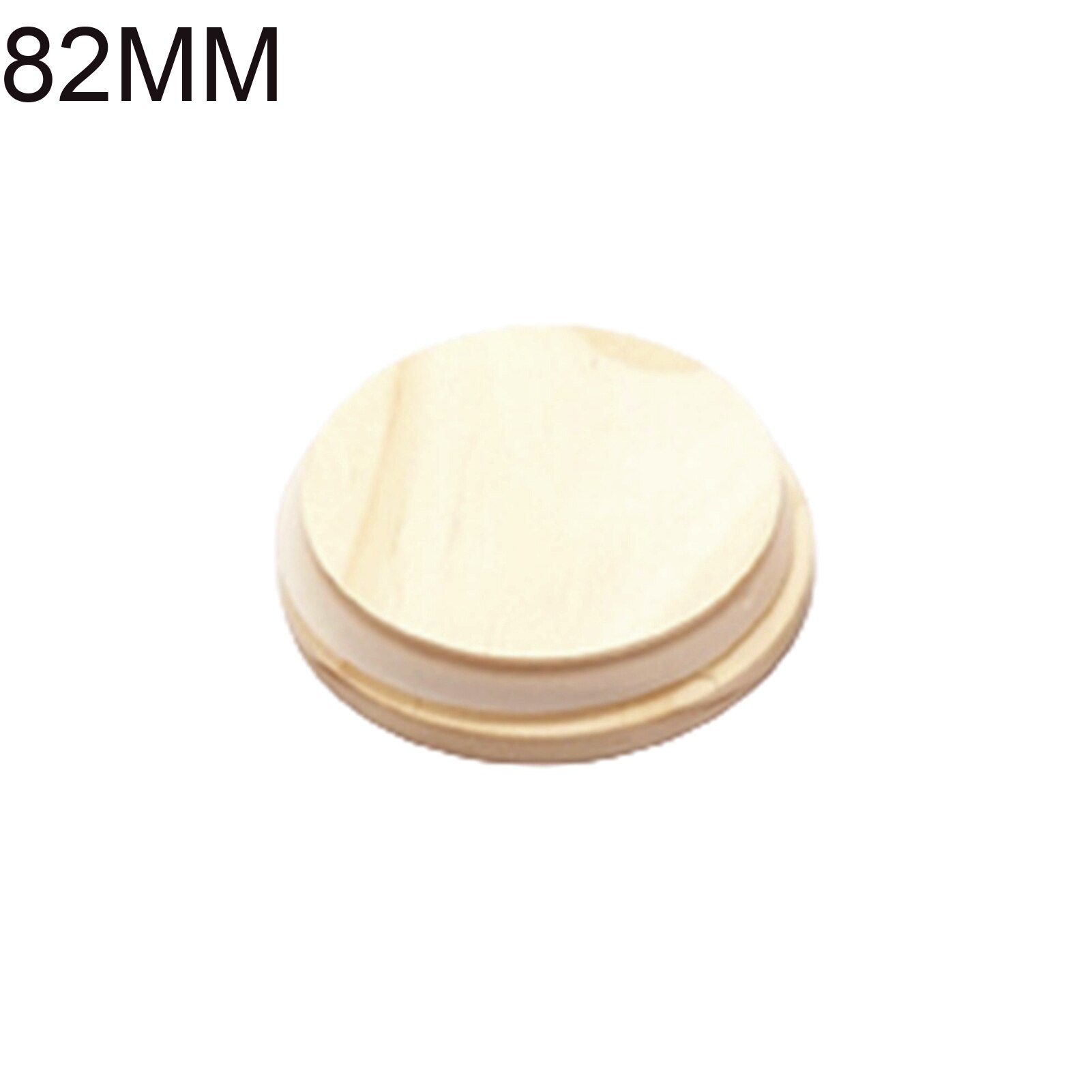 Reusable Mason Jar Canning Caps Non Leakage Pine Wooden Cover Lids with Silicone Seal Ring for Candle Cup Glass Accessories: 82mm