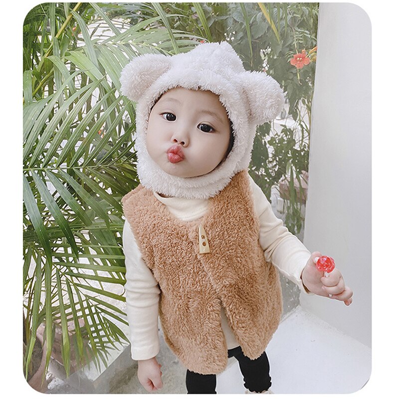 Lamswol Vest Herfst Winter Baby Kids Kleding Jassen Voor Jongen Meisje Vest Vesten Kleding