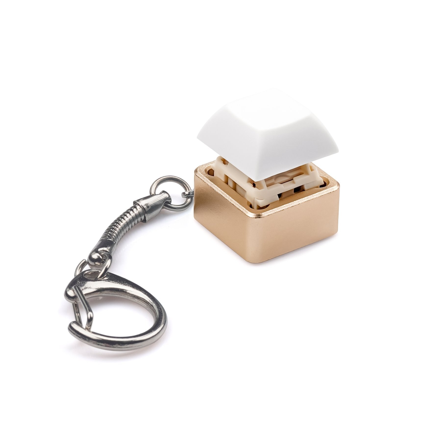 KBDfans CNC Aluminium Mehrfarbig Keychain: Gold