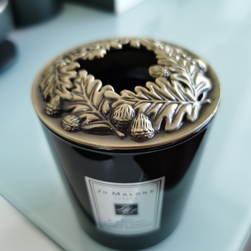 Retro Candle Toppers Lid covers Accessories Shades Sleeves for Jar Candles, Prefect for Thanksgiving Christmas Candle lover