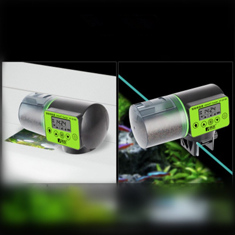 2 in 1 Manual and Smart Automatic Fish Feeder Aquarium Timer Feeder Digital Fish Tank Electrical Food Feeding Fish Feeder Tool