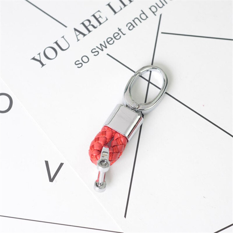 Ford Focus Mondeo-porte-clés de voiture | Doux, en TPU, pour accessoires de voiture, porte-clés de style intérieur de voiture: Red keychain