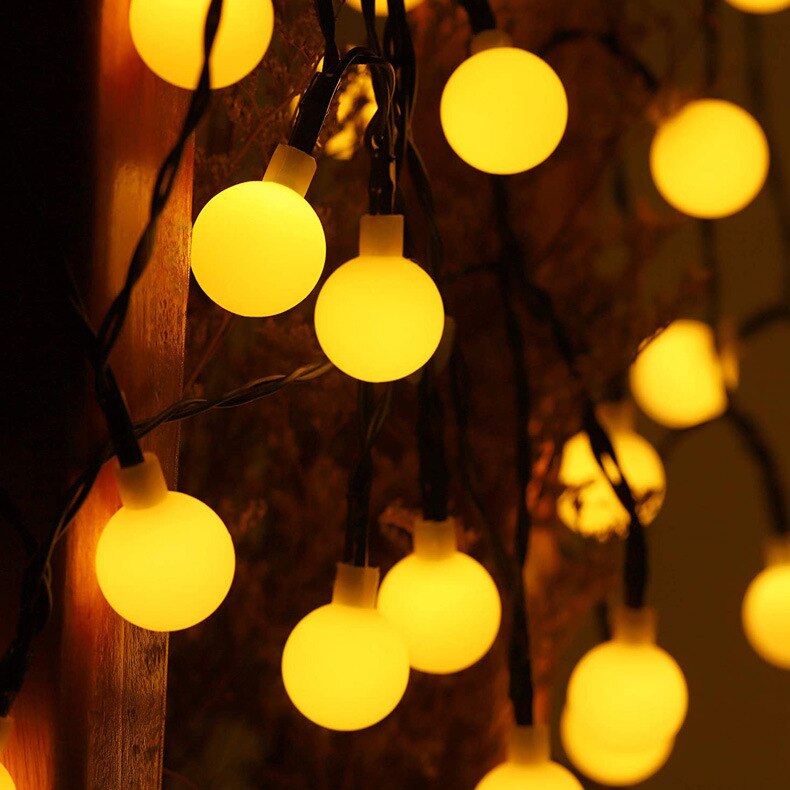 LED Solar Light Decoration Outdoor Fence Garden Street Garland String Light Festoon LED Light IP65 Waterproof Fairy Lamp