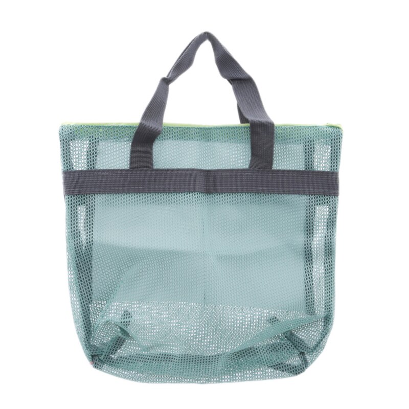 Reis mesh portemonnee tas cosmetische opbergtas make-up tas doos nylon effen casual