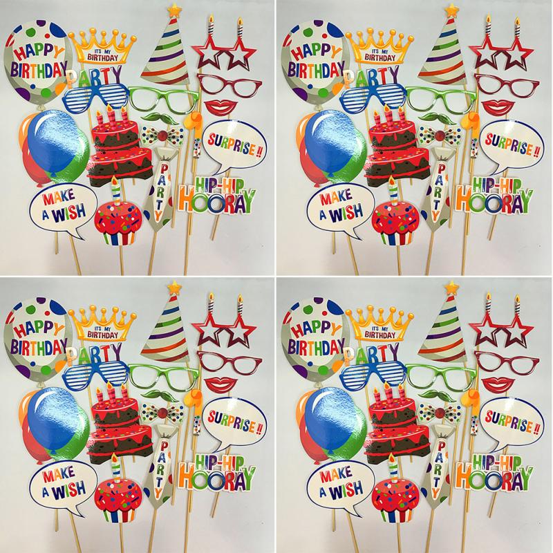 Fun Bruiloft Decoratie Photo Booth Props Diy Verjaardag Photobooth Props Foto Accessoires Wedding Event Feestartikelen