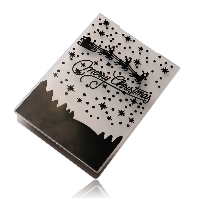 Plastic Embossing Folder For Scrapbook DIY Album Card Tool Plastic Template Stamp Card Making Decoration: 55106