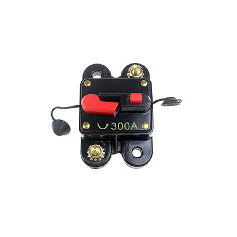 DC 42V 50A 60A 80A 100A 150A 200A 250A Auto Solar System Circuit Breaker Auto Meeres Stereo Audio Reset sicherung Halter Inverter: Rot