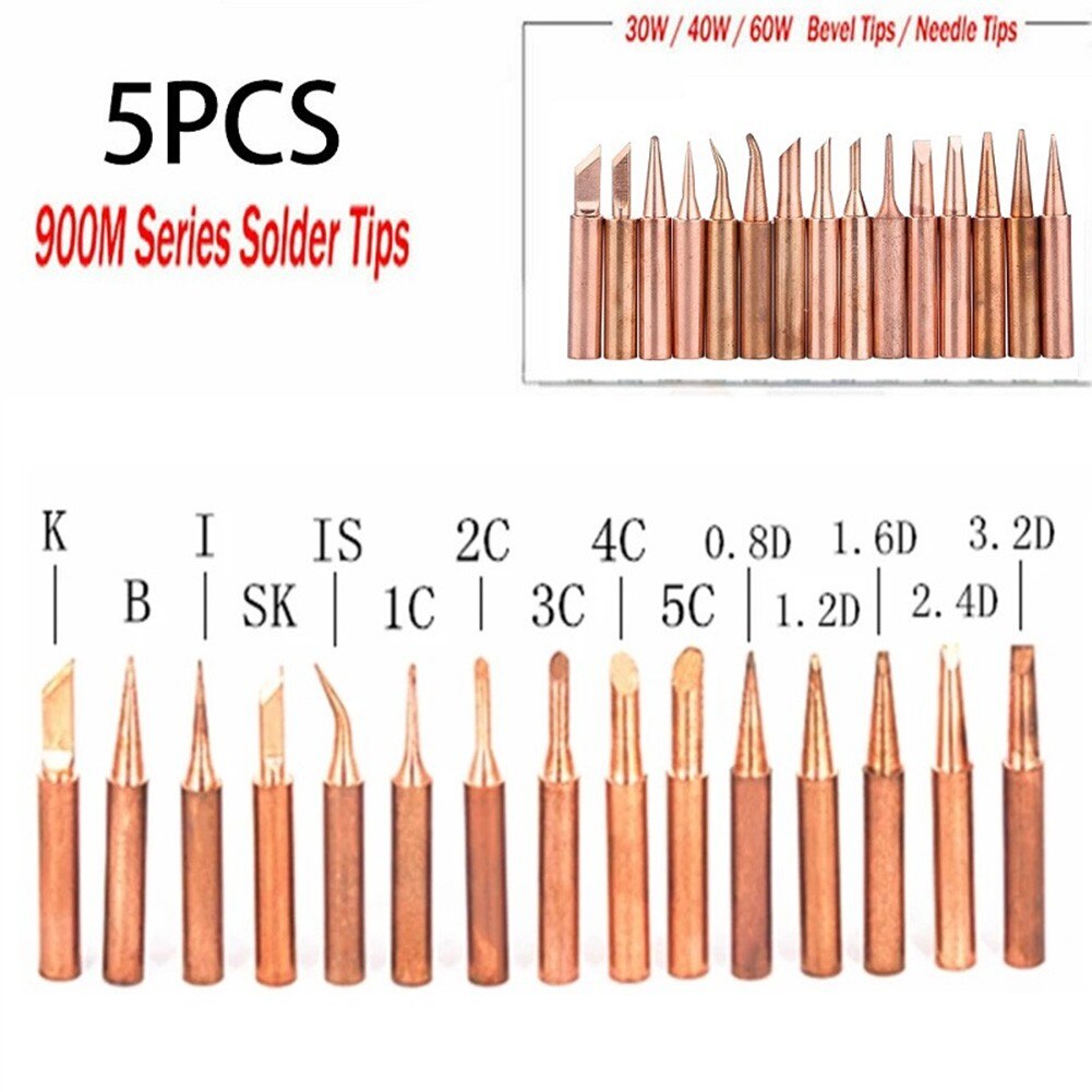 933.907.951 Soldering Tip Copper Lead-free Solder Tip Soldering Iron Tips Welding 900M-T
