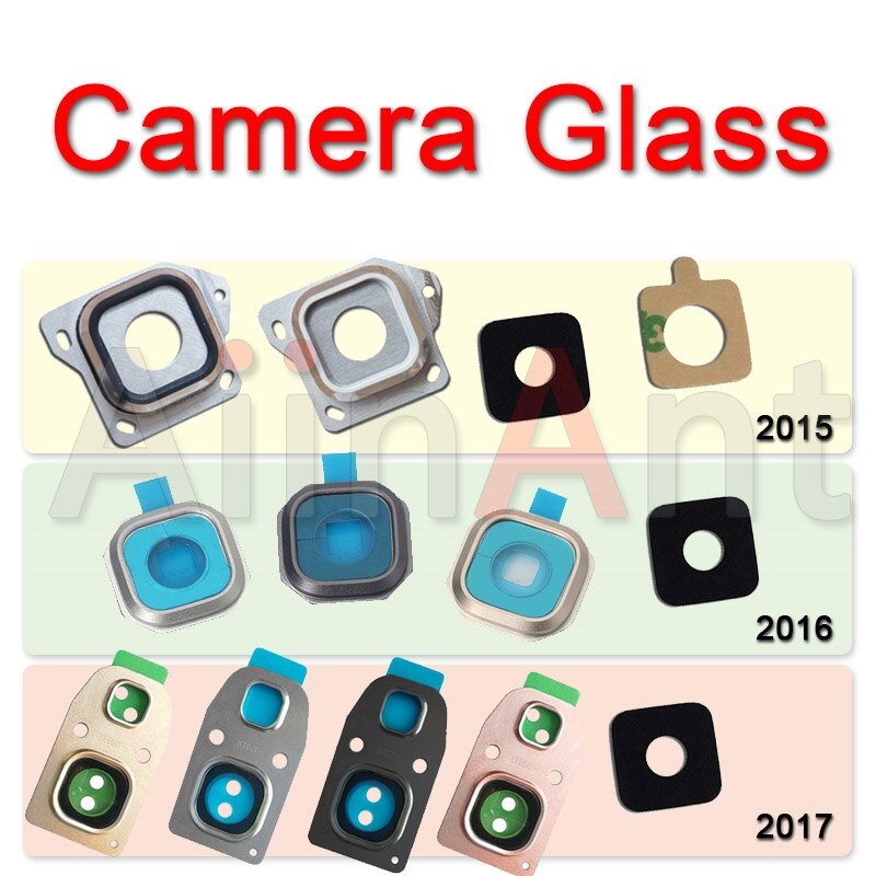 Aiinant Original Zurück Hinten Kamera Glas Objektiv Ring Abdeckung Für Samsung Galaxy A3 A5 A7 A310 A510 A710 mit Aufkleber