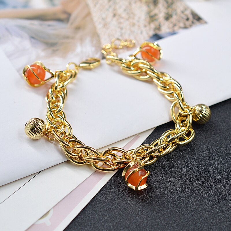 Sunny Sieraden Sieraden Charme Armbanden Voor Vrouwen Hand Kettingen Link Chain Bal Armband Geometrische Dagelijkse Slijtage